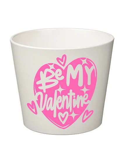 BE MY VALENTINE - malý květináč BE MY VALENTINE - malý květináč