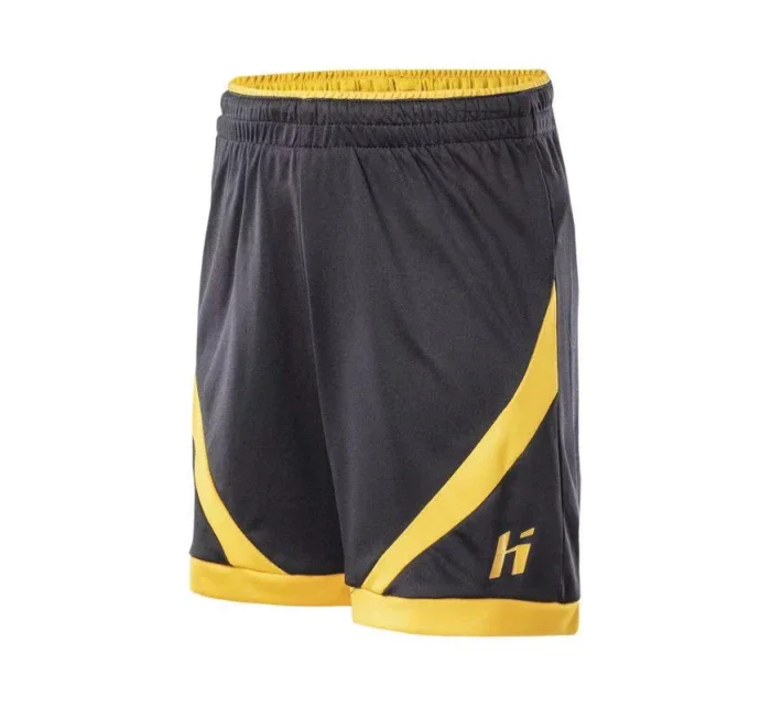 Dětské šortky Platense II Jr 92800406571 černé/oranžové - Huari