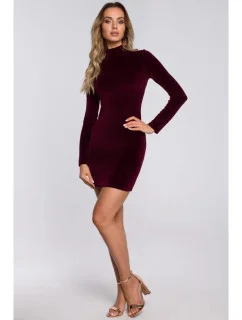 Dámské šaty model 21080756 Bordó - Moe