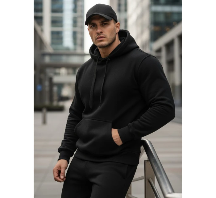 Pánská černá mikina model 21986071 - Dstreet