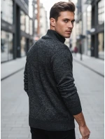 Pánský rozepínací svetr tmavě šedý FashionStreet WX2252z Pánský rozepínací svetr tmavě šedý FashionStreet WX2252z