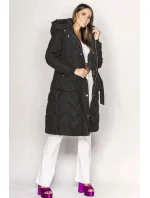Černá rozšířená dámská bunda (ag2-j81)