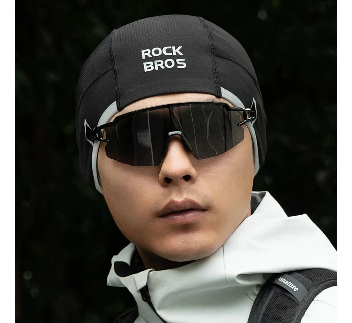 Rockbros M016 zimní větruodolná cyklistická čepice velikost 54-61 cm - černá