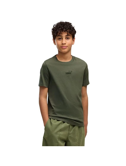 Dětské tričko Puma ESS Small No.1 Logo Centered Tee, khaki, 692975 86