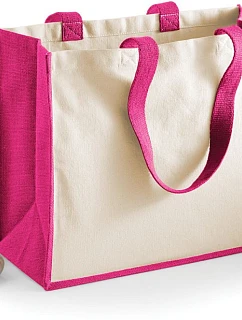 Westford Mill W 422 Jutová nákupní taška "Classic" 50.0422 fuchsia