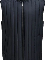 James Harvest Scarsdale Vest Men Pánská prošívaná vesta 62.1052 black