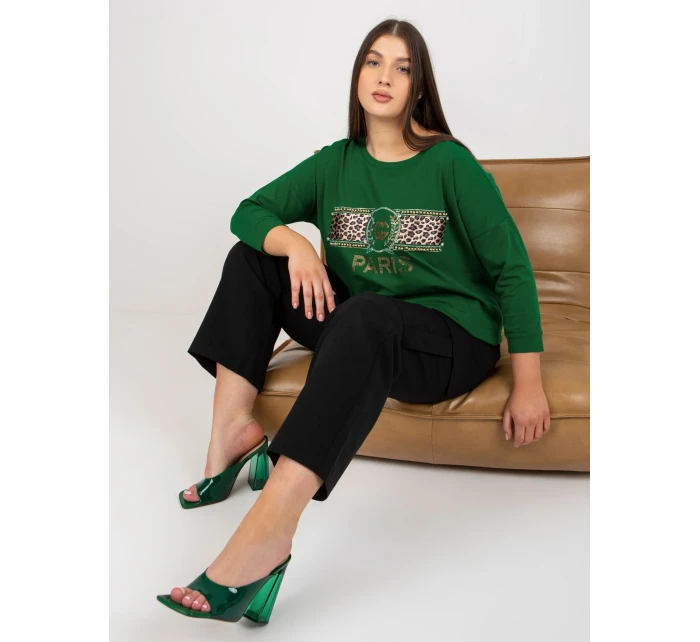 Halenka VI BZ 2901.49P tmavě zelená Halenka VI BZ 2901.49P tmavě zelená