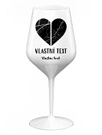 Personalizovaná nerozbitná sklenice - Dvě místa, jedno srdce