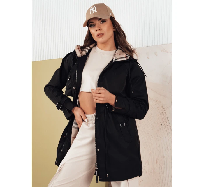 Dámská přechodná bunda parka černá Dstreet model 21975172 - FashionStreet
