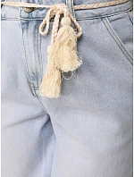 Dámské ležérní modré džínové šortky FashionStreet SY0498