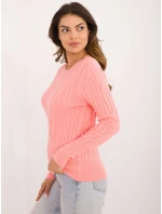 Sweter AT SW  brzoskwiniowy model 20493363 - FPrice