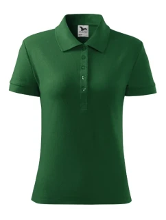 Cotton polokošile dámská lahvově zelená
