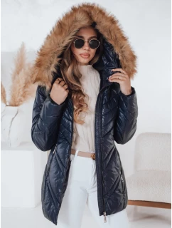 Dámská prošívaná zimní bunda SOLARIS navy blue FashionStreet TY4009