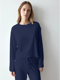 Vrchní díl pyžama Cozy Comfort Top X 01 modrý Blue - TRIUMPH