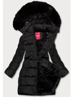 PUCHOWA ZIMOWA KURTKA DAMSKA CZARNA model 21245290 - LHD