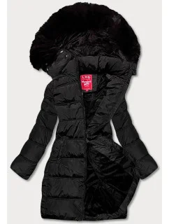 PUCHOWA ZIMOWA KURTKA DAMSKA CZARNA model 21245290 - LHD
