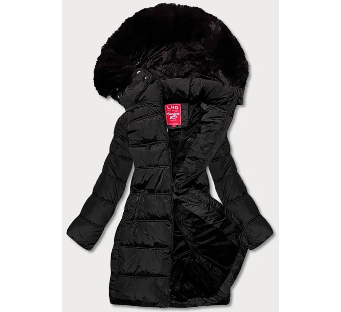 PUCHOWA ZIMOWA KURTKA DAMSKA CZARNA model 21245290 - LHD