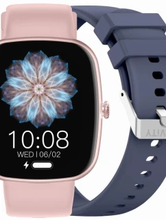 Dámské chytré hodinky  Pink Strap + Navy Blue Strap model 21807099 - Gravity