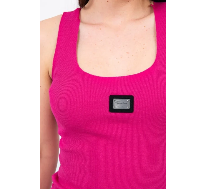 Žebrovaná halenka s model 18743040 - K-Fashion Žebrovaná halenka s model 18743040 - K-Fashion