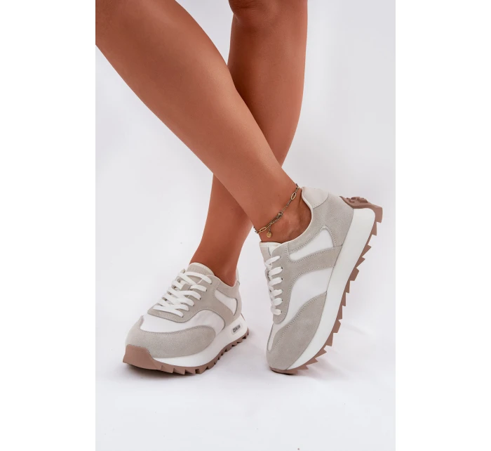 Semišové tenisky na platformě dámské Big Star HIPOLY SYSTEM model 21694410 - Big Star Shoes