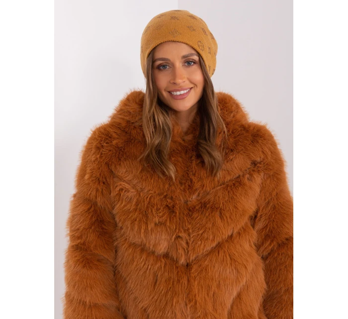 Czapka AT CZ model 18987489 ciemny żółty - FPrice Czapka AT CZ model 18987489 ciemny żółty - FPrice