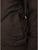 Dámská přechodová bunda TY5669 hnědá - FashionStreet