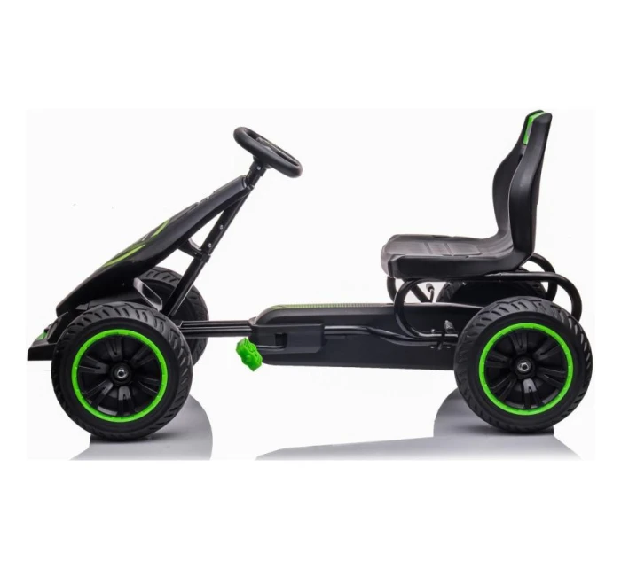 MOTOKÁROVÉ ŠLAPACÍ AUTO ENERO 18 ČERNÉ A ZELENÉ