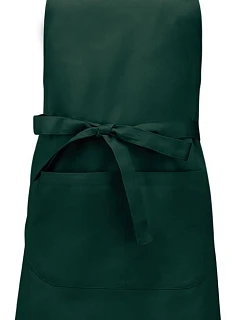 Kariban K 890 Zástěra s laclem "Sommelier" 20.K890 bottle green