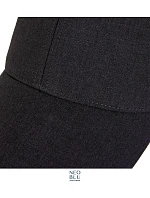 6 panelová kšiltovka grey melange model 22500710 - NEOBLU 6 panelová kšiltovka grey melange model 22500710 - NEOBLU