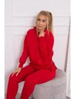 Zateplený set roláku a kapuce červený Zateplený set roláku a kapuce červený