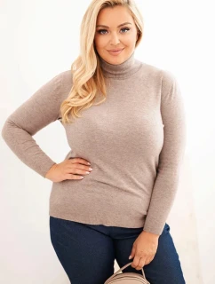 Dámský svetr Plus Size z viskózy model 21321812 střihu fango - K-Fashion