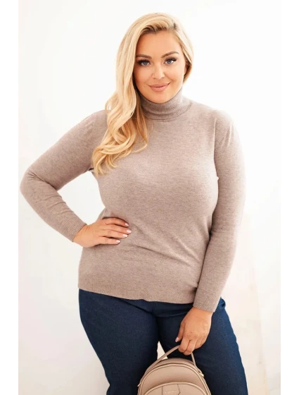 Dámský svetr Plus Size z viskózy model 21321812 střihu fango - K-Fashion