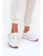 Kožené Lehká Polobotky Dámské model 21691705 Bílé - Artiker