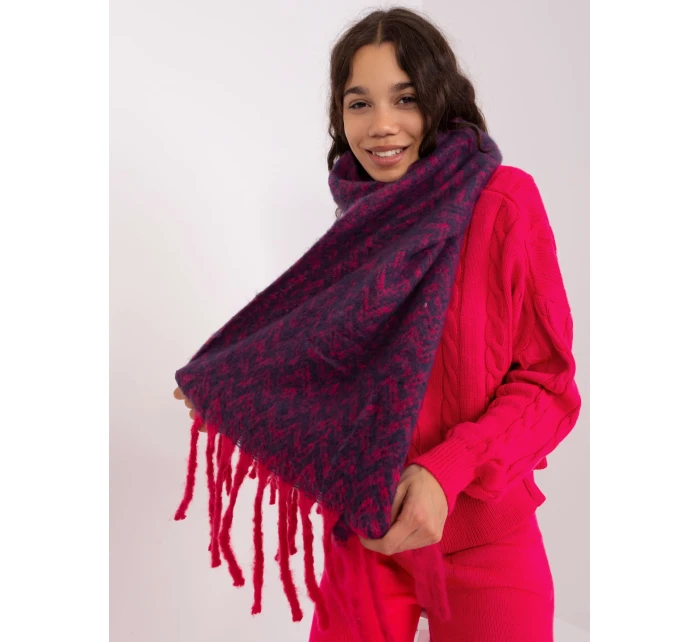 Šála AT SZ 23125.75 tmavě modrá a červená Šála AT SZ 23125.75 tmavě modrá a červená