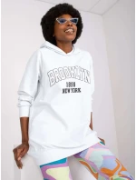 Dámská mikina-DHJ-BL-15658.35-bílá