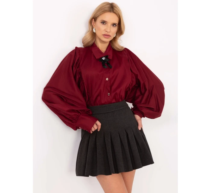 MI KS košile model 20758515 kaštanová - FPrice