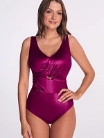 Jednodílné plavky SKJ-68 MAGENTA bordó - Ava
