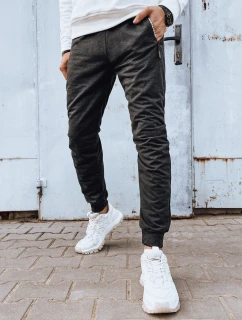 Pánské tmavě šedé tepláky FashionStreet UX4279