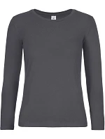 B&C #E190 LSL /women Dámské tričko z těžké bavlny s dl. rukávem 01.008T dark grey B&C #E190 LSL /women Dámské tričko z těžké bavlny s dl. rukávem 01.008T dark grey