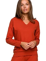 Dámský svetr S246 terakota - Stylove