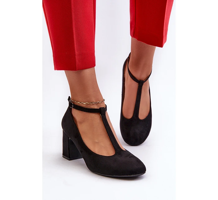 Semišové lodičky 834284 černé Raniyah - Mascara Semišové lodičky 834284 černé Raniyah - Mascara