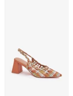 Sandály na podpatku model 214086 Step in style Sandály na podpatku model 214086 Step in style