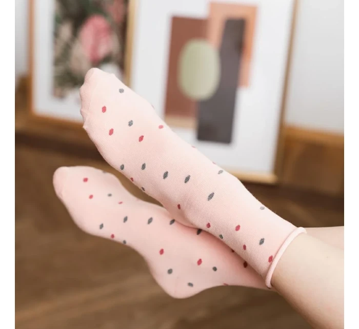 Vzorované netlačící ponožky Steven art.099 35-40