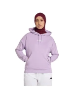 Dámská mikina adidas Essentials Linear French Terry Hoodie purple JY0036
