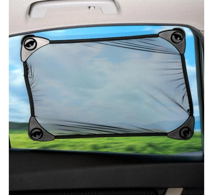 Sluneční clona se zapínáním 34x30CM 1 ks DUNLOP BLACK