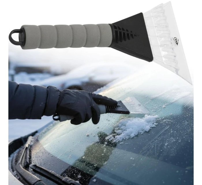 ŠKRABKA NA SKLO 25 CM DUNLOP ŠEDÁ