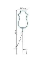 NEON BALWAN WHITE 81 LED BATERIE 14.5x96CM LUCA