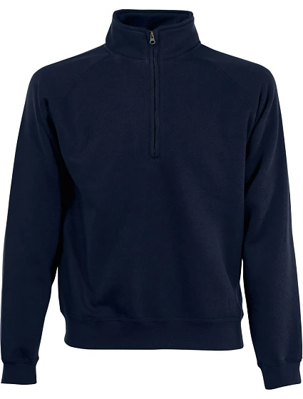 Fruit of the Loom Premium Zip Neck Sweat Mikina s 1/4 zipem 16.2032 deep navy Fruit of the Loom Premium Zip Neck Sweat Mikina s 1/4 zipem 16.2032 deep navy