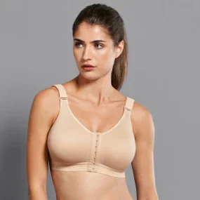 frontline open sportovní podprsenka zapínání vpředu 5523 desert - Active