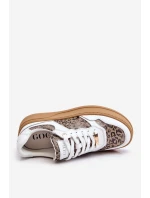 Dámská pohodlná sportovní obuv GOE LL2N4052 Bílo-béžová Dámská pohodlná sportovní obuv GOE LL2N4052 Bílo-béžová